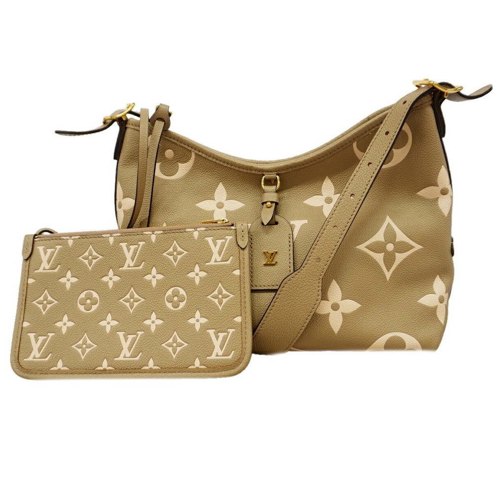 Louis Vuitton Shoulder Bag Monogram Empreinte Bicolor Carryall Zip NM PM M471...